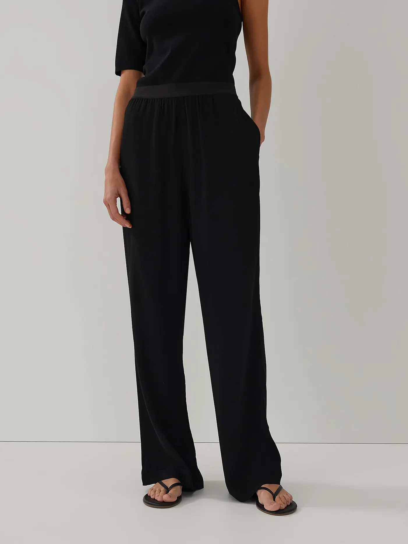 SOMEDAY | Hose Flared Fit CEVIL | schwarz